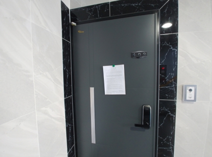 402호 안내문 부착