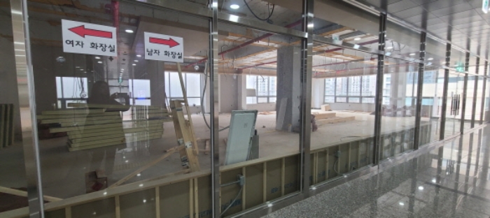 118호, 119호 구분 벽체 없는 내부 상태 1