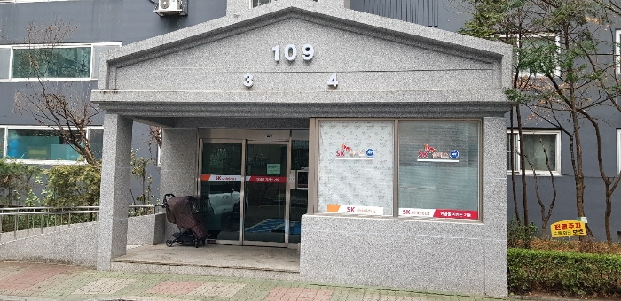 109동 3,4호 라인 출입구