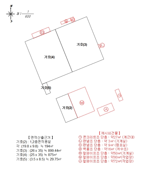 건 물 개 황 도