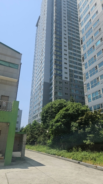 [본건 전경과 부근상황 2--북동측에서 촬영]