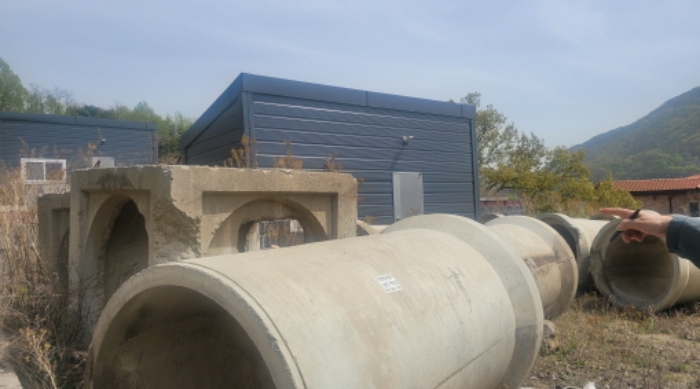 경북 칠곡 동명면 기성리 산74. 지상의 전경