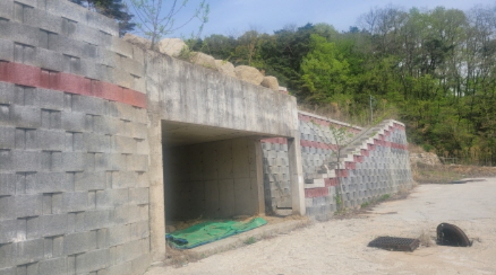 경북 칠곡 동명면 기성리 산75. 지상의 전경