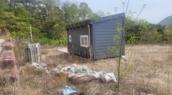 경북 칠곡 동명면 기성리 산75. 지상의 전경