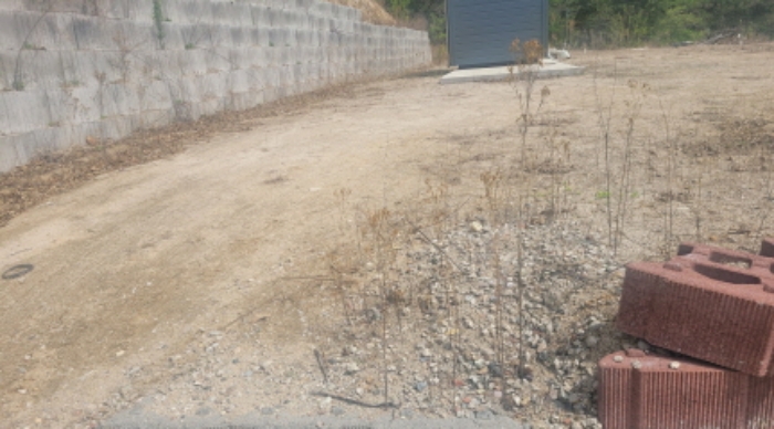 경북 칠곡 동명면 기성리 산74. 지상의 전경