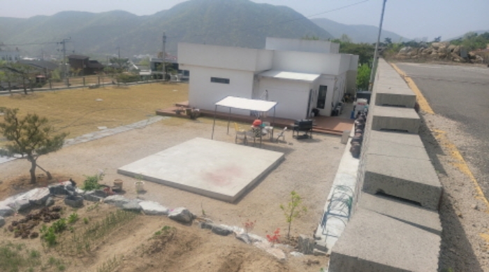 경북 칠곡 동명면 기성리 산74. 지상의 전경