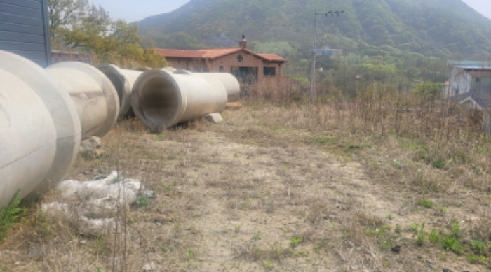 경북 칠곡 동명면 기성리 산74. 지상의 전경