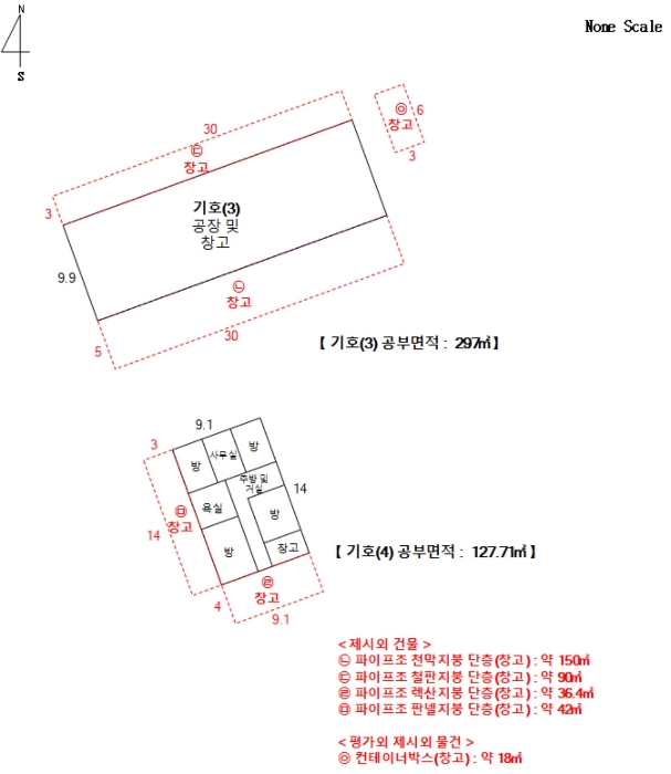 건물개황 및 내부구조도