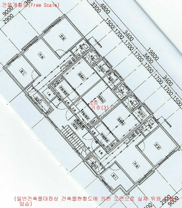 건 물 개 황 도(Free Scale)