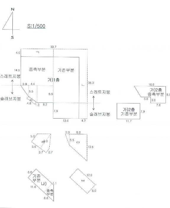 건 물 개 황 도