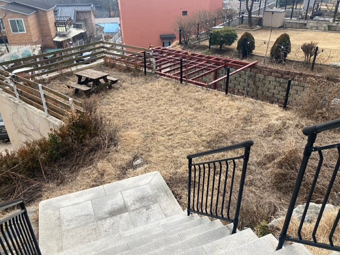 지하주차장 지붕 전경