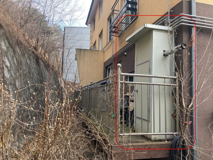 제시외물건(㉠) 전경