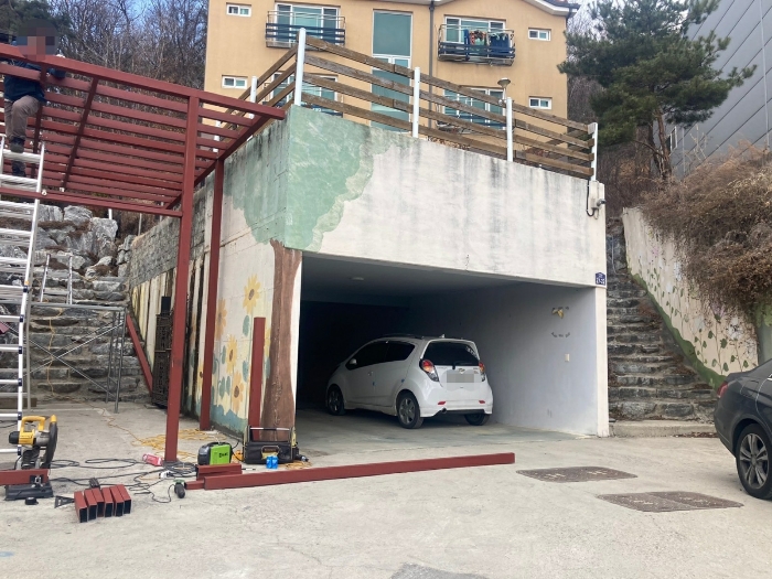 지하주차장 전경