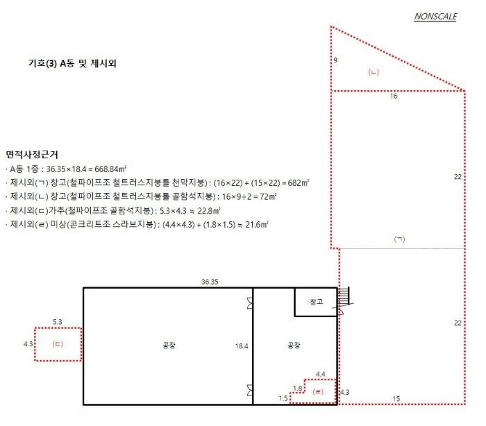 건  물  개  황  도