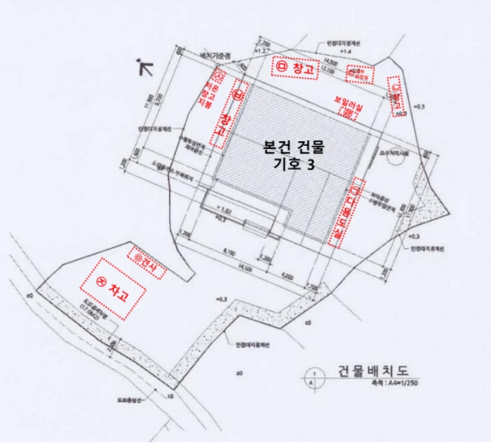 건 물 개 황 도 (배치도)