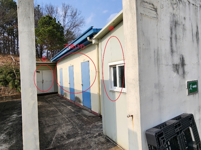 건물 기호(17) 전경 및 제시외 물건 ㉢, ㉣