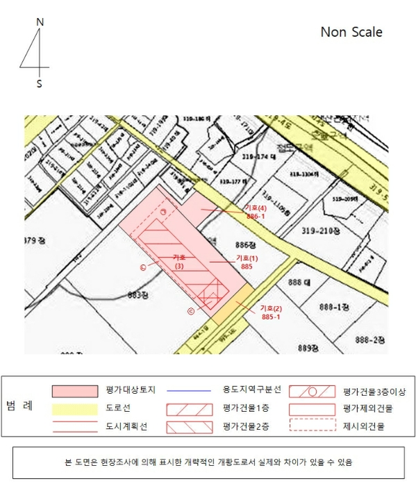 지적 및 건물개황도