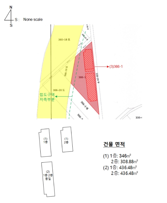 지적 및 건물개황도