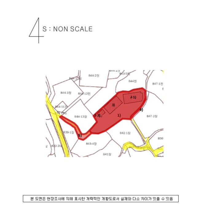 지적 및 건물개황도