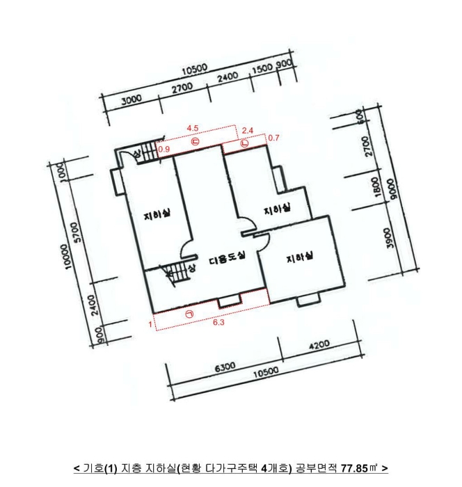 건물개황도 및 내부구조도