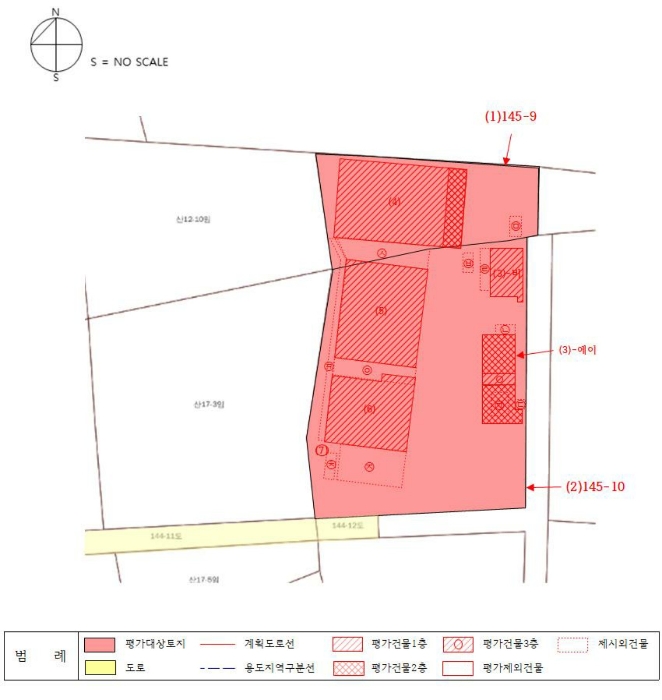 지적 및 건물개황도