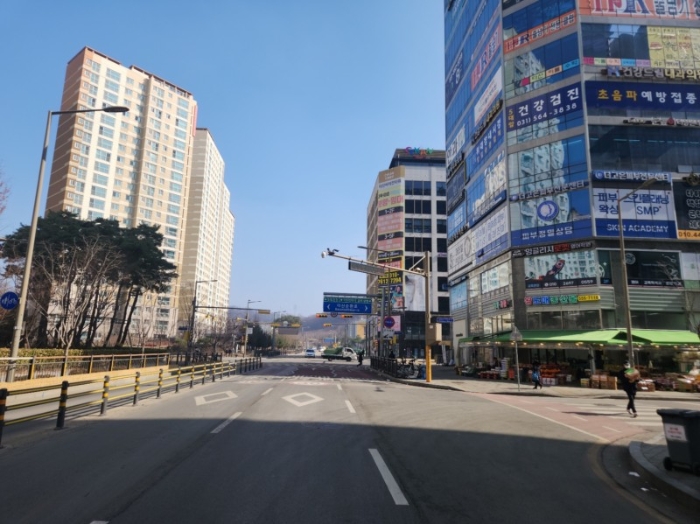 본건 주위환경(북서측에서 촬영)