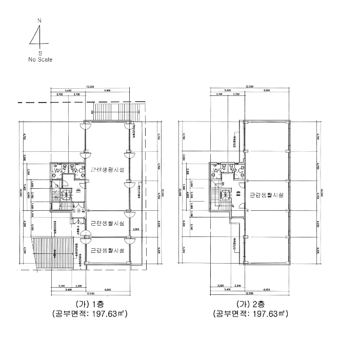 건물개황도 및 내부구조도