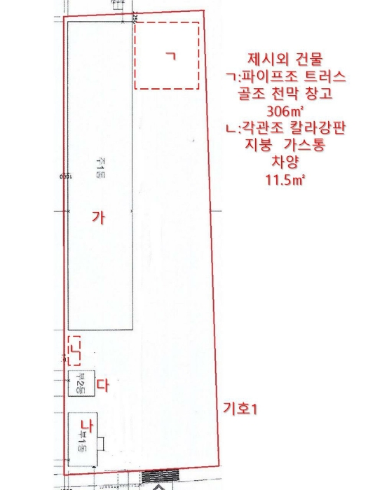 지적 및 건물개황도