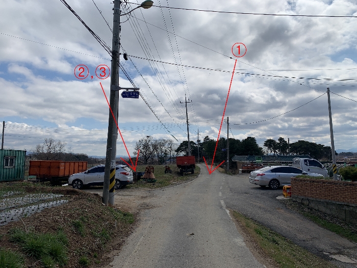 [기호 ①,②,③ 전경]