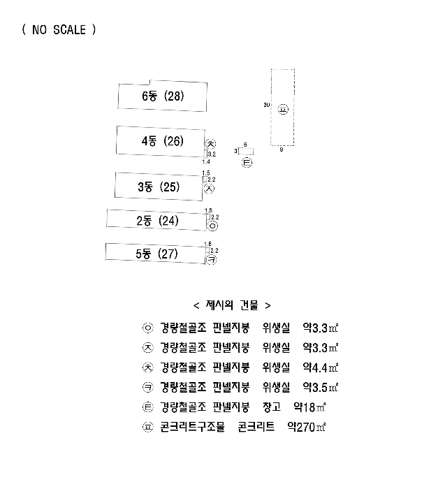 지적 및 건물개