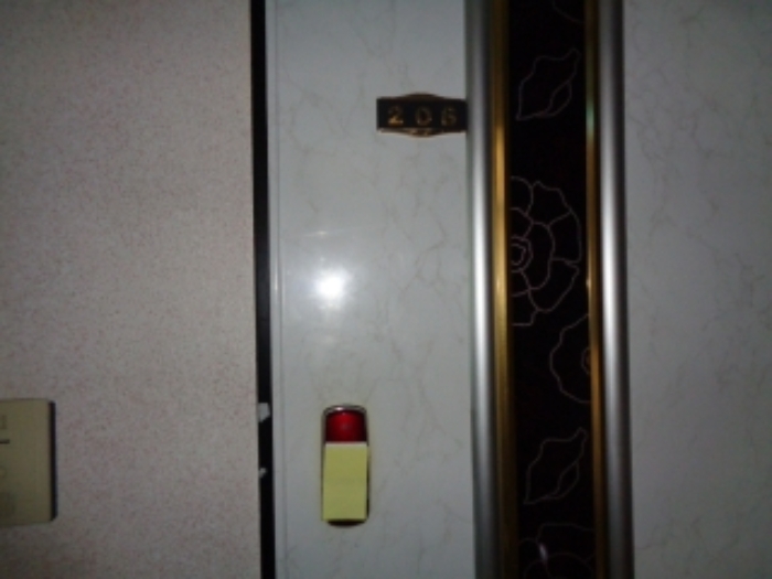 목록2의 다가구주택 206호 출입문 전경