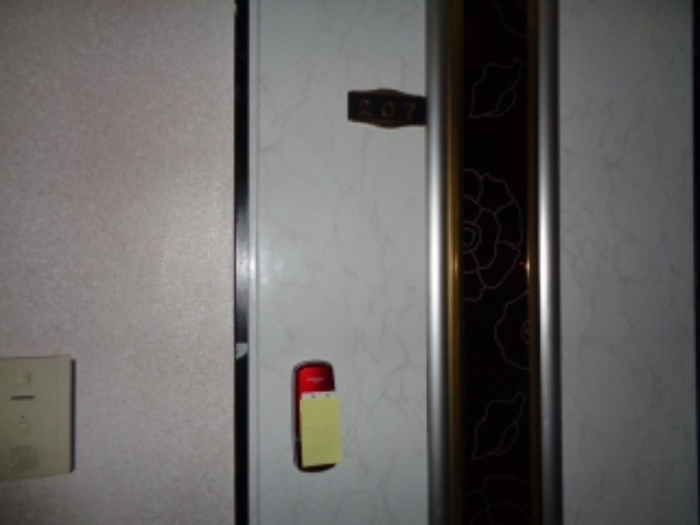 목록2의 다가구주택 207호 출입문 전경