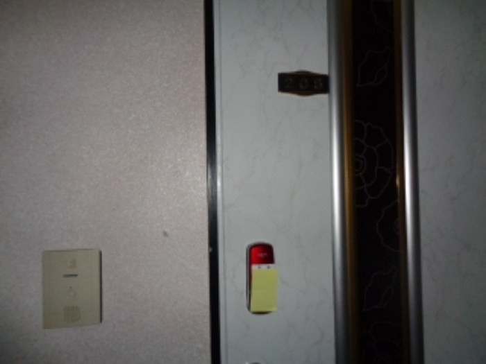 목록2의 다가구주택 208호 출입문 전경