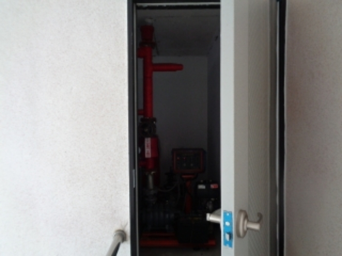 목록2의 다가구주택 물탱크실 전경