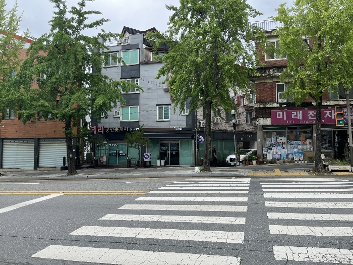 대상물건(남동측 인근에서 촬영)