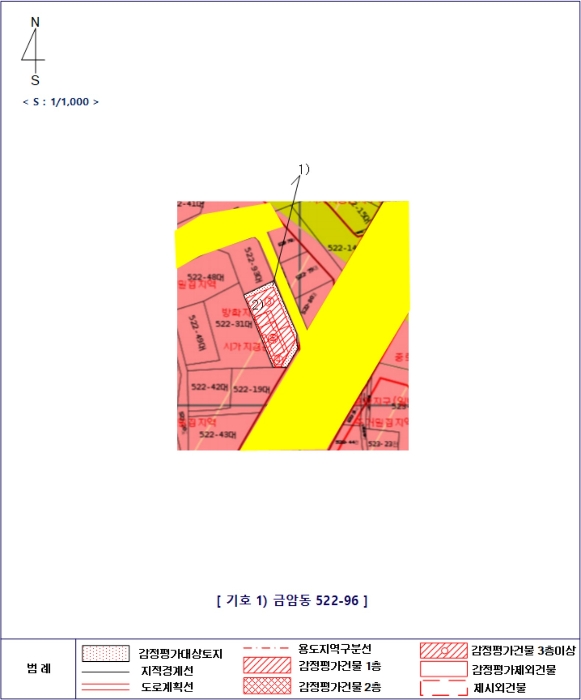 지적 및 건물개황도