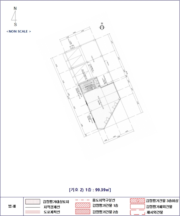 지적 및 건물개황도