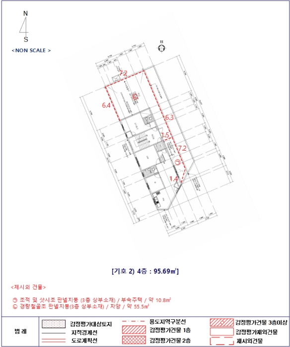 지적 및 건물개황도