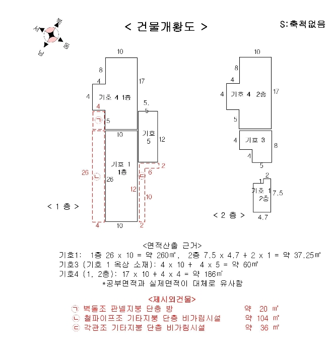 건 물 개 황 도