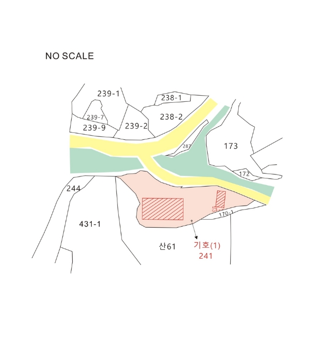 지적 및 건물개황도