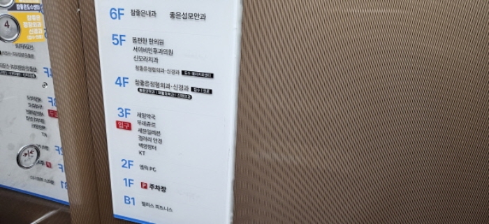 본건 층별 안내