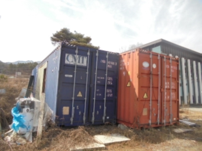 목적물 2번에 이동식컨테이너박스