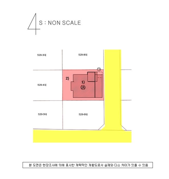 지적 및 건물개황도