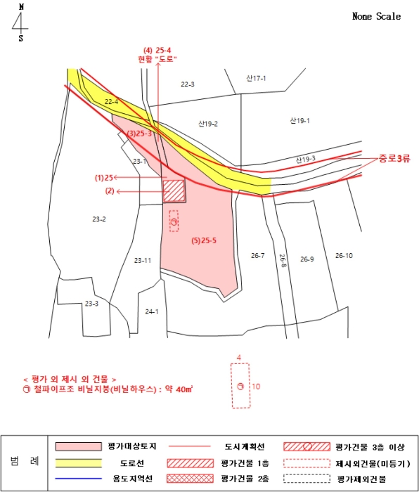 지적 및 건물개황도