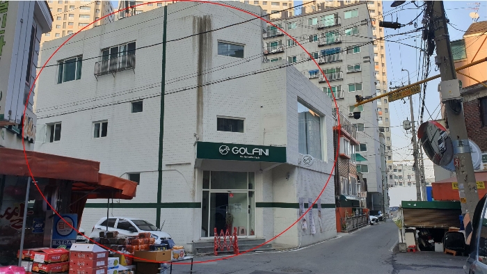 본건전경(남측에서 촬영)