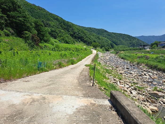 대상물건에로의 진입로