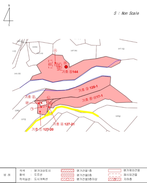 지 적 도 및 건 물 개 황도