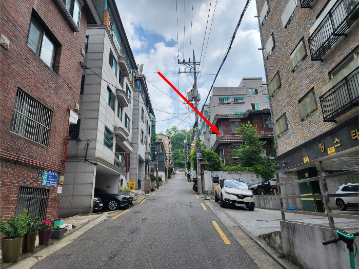 주위 전경(본건 서측에서 촬영)