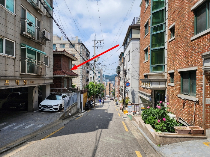 주위 전경(본건 북동측에서 촬영)