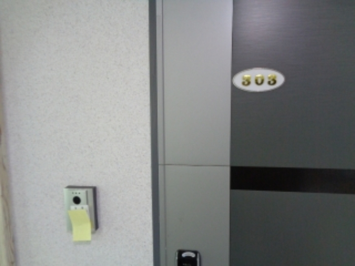 목록2의 다가구주택 3층 303호 출입문 전경